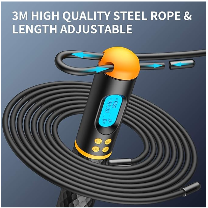 JumpMaster™ - The 2-In-1 Smart Cordless Jumping Rope